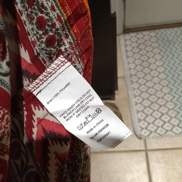 🌸Beautiful Suzanne Betro Floral Flowy Dress Sz L - Picture 3 of 8